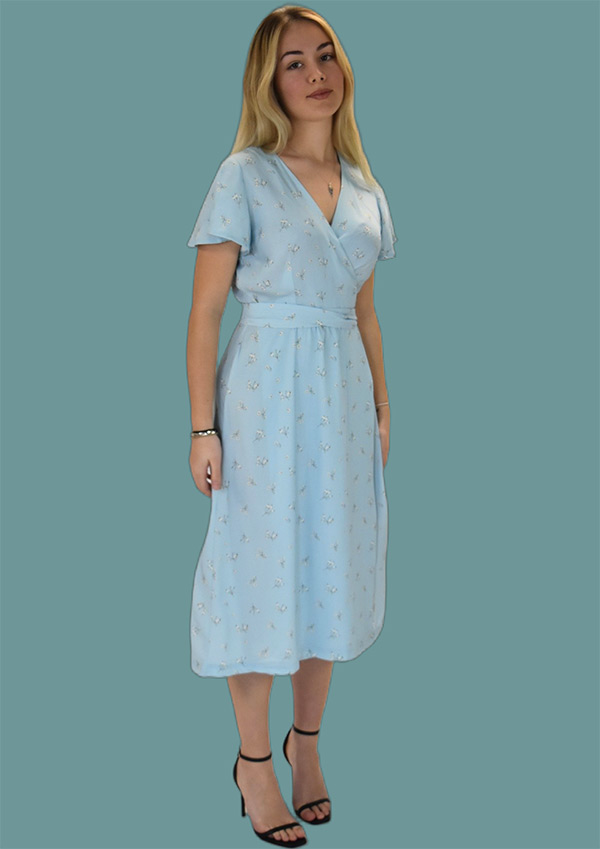 Robe bleu ciel Aatise